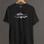 Remera Estampada Unisex Batman Logo – Negra