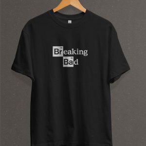 Remera Estampada Unisex Breaking Bad Logo – Negra