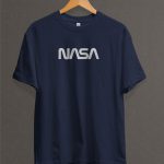Remera Estampada Unisex NASA – Azul Marino