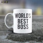 Taza Mug World’s Best Boss – Cerámica Importada