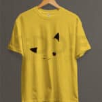 Remera Estampada Unisex Pikachu Face – Amarilla