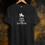 Remera Estampada Keep Calm and Kaioken – Negra