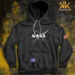 Buzo Estampado Hoodie NASA Black Logo *Special Edition* – Negro