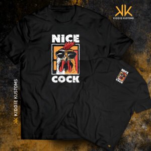 Remera Estampada Nice Cock! - Negro